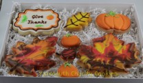 Thanksgiving Cookies Set Yarmouth Charity Cookies